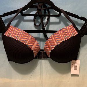 NWT SHADE & SHORE BIKINI TOP SIZE 36DD